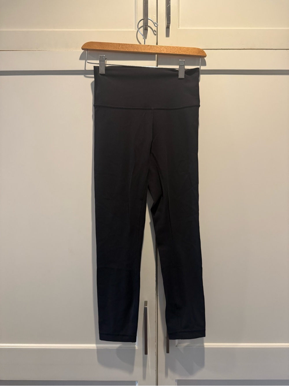 Lululemon High-Waist Black Wunder Under 23” Leggings